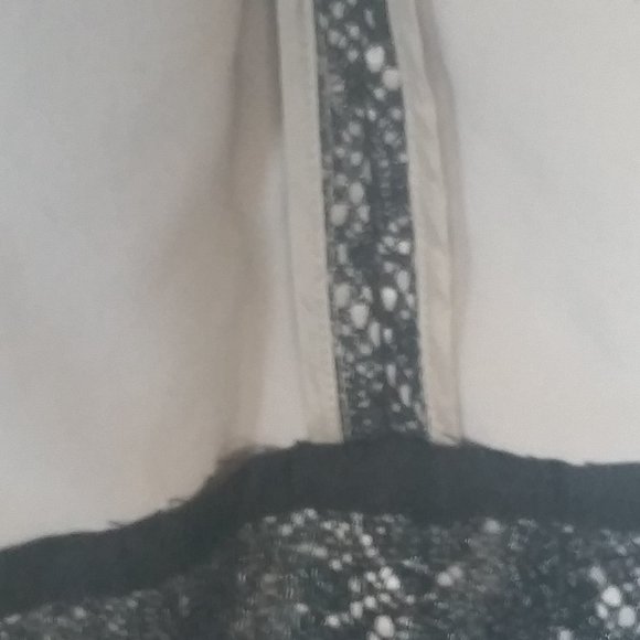 Marc by Marc Jacobs Knee-Length Dress V-Neck Metallic Black Lace Bow Sz 2 - Picture 11 of 13